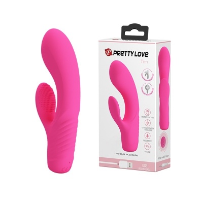 Wibrator króliczy TIM z 12 trybami wibracji i elastycznym trzonem, 15,5 cm - 1 2