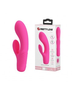 Wibrator z masażerem łechtaczki IM 12 Funkcji - Wibratory Króliczki - 1 2