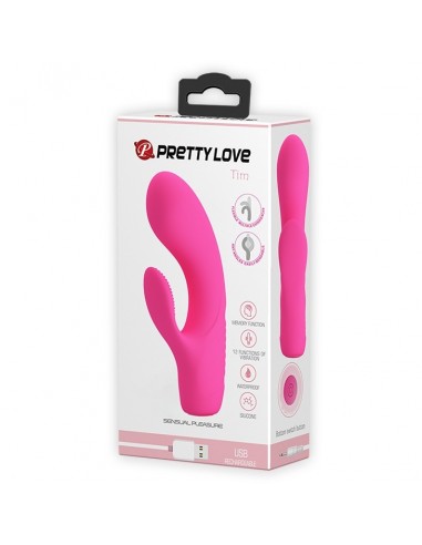 Wibrator z masażerem łechtaczki IM 12 Funkcji - Wibratory Króliczki - 12