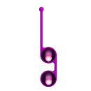 Kulki gejszy Pretty Love Kegel Tighten Up III silikonowe z przesuniętym środkiem ciężkości, 17 cm - 5