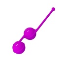 Kulki gejszy Pretty Love Kegel Tighten Up III silikonowe z przesuniętym środkiem ciężkości, 17 cm - 6