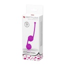 Kulki gejszy Pretty Love Kegel Tighten Up III silikonowe z przesuniętym środkiem ciężkości, 17 cm - 2