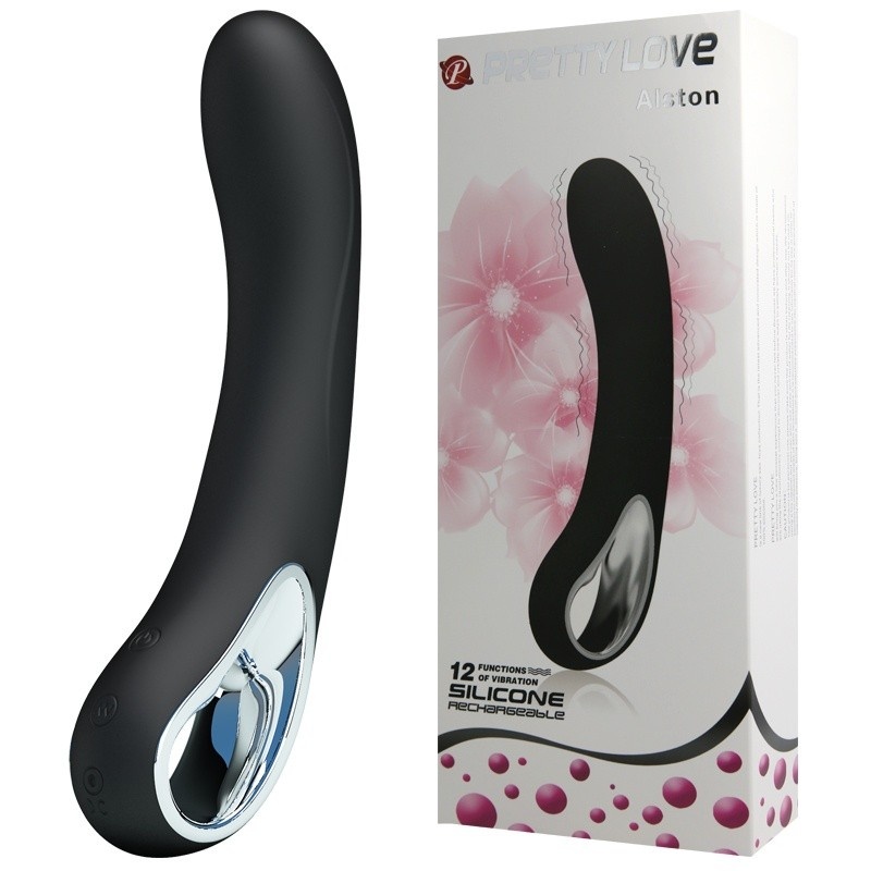 Wibrator Alston 20 cm z 12 programami i ładowaniem USB - 3