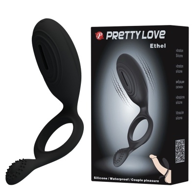 Pierścień erekcyjny ETHEL vibration 13 cm - 1 2