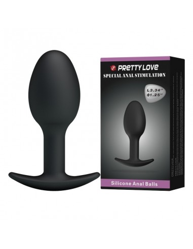 Korek Analny z Drżącą Stalową Kulką w Środku do Specjalnej Stymulacji - Korki analne silikonowe - 2