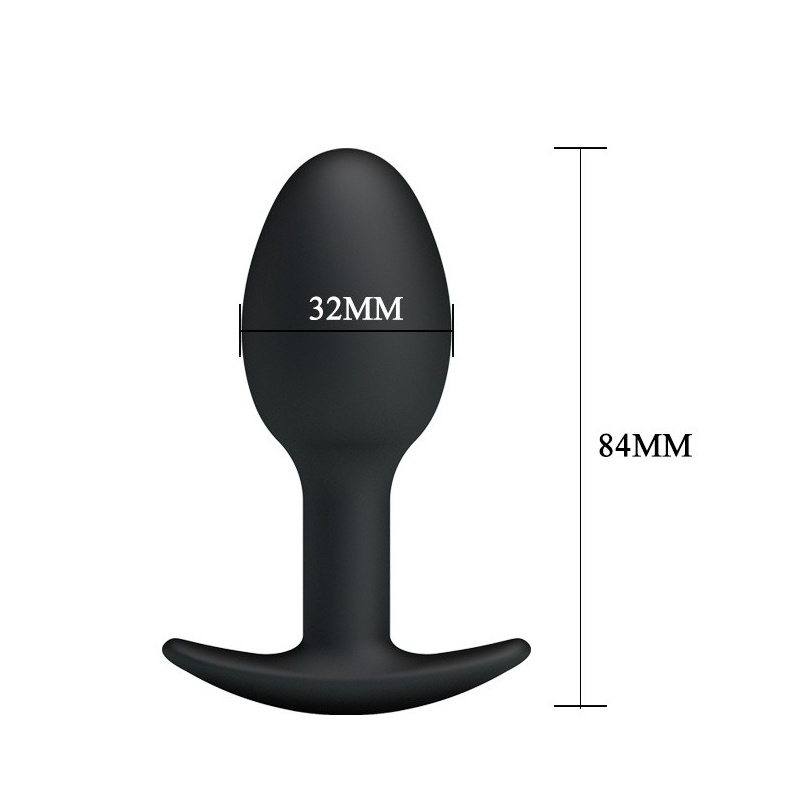 Korek analny Heavy Balls z obciążonymi kulkami 8,4 cm - 7