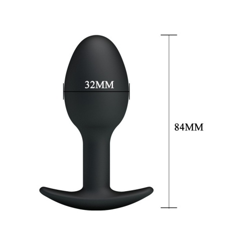Korek analny Heavy Balls z obciążonymi kulkami 8,4 cm - 7
