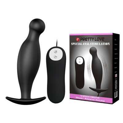 Wibrator analny Special Anal Stimulation z 12 programami wibracji, ok. 10 cm - 1