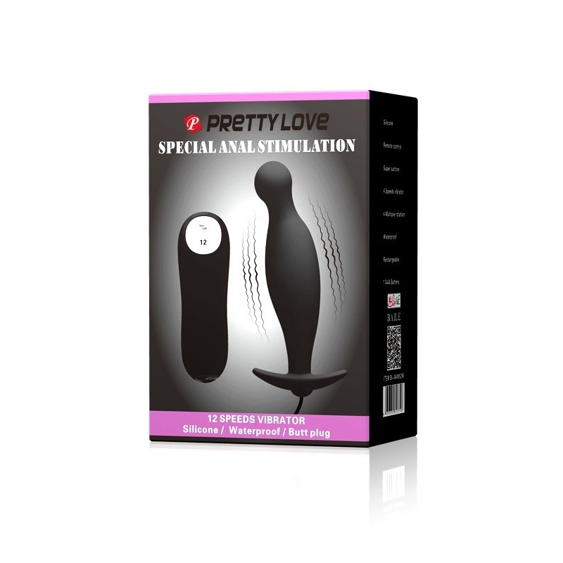 Wibrator analny Special Anal Stimulation z 12 programami wibracji, ok. 10 cm - 9