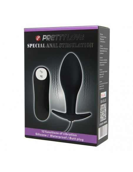 Wibrujący korek analny SPECIAL ANAL STIMULATION 12 function - Kulki i korki analne wibrujące - 9