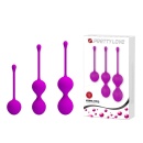 Kulki gejszy Kegel Ball Purple – ruchomy środek ciężkości, średnica 3,4–3,8 cm - 2