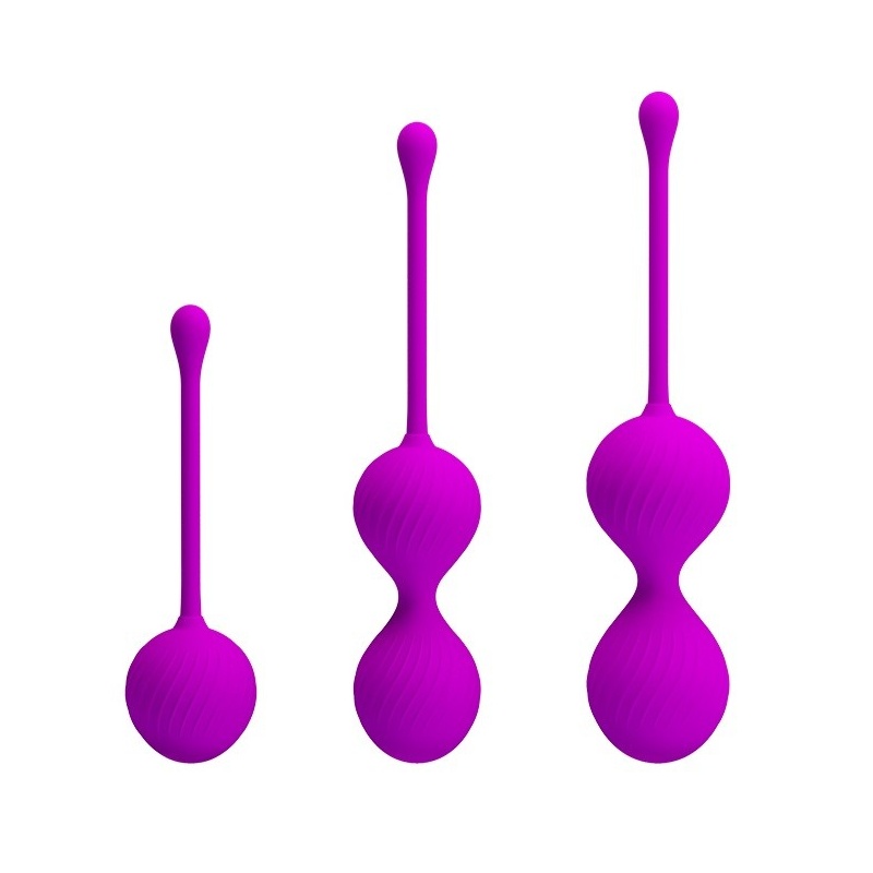 Kulki gejszy Kegel Ball Purple – ruchomy środek ciężkości, średnica 3,4–3,8 cm - 1