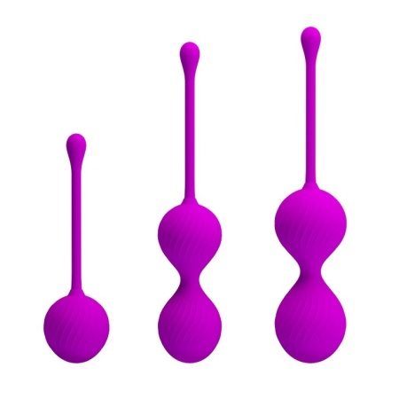 Kulki gejszy Kegel Ball Purple – ruchomy środek ciężkości, średnica 3,4–3,8 cm - 1