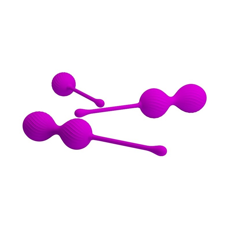 Kulki gejszy Kegel Ball Purple – ruchomy środek ciężkości, średnica 3,4–3,8 cm - 6