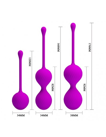 Zestaw Kulki Gejszy Kegel Ball Do Treningu i Stymuacji - Zestawy Kulek Gejszy - 7