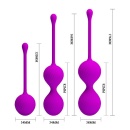Kulki gejszy Kegel Ball Purple – ruchomy środek ciężkości, średnica 3,4–3,8 cm - 7