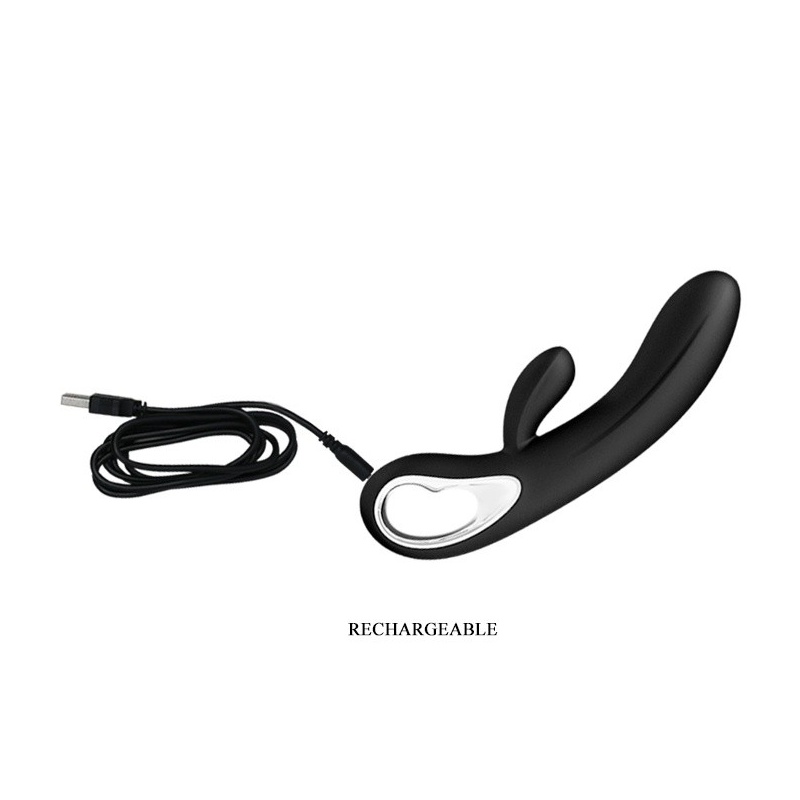 Wibrator Elmer z podwójną stymulacją, 20 cm - 9