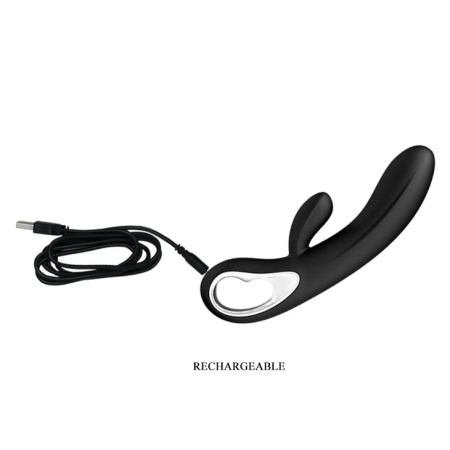 Wibrator Elmer z podwójną stymulacją, 20 cm - 9
