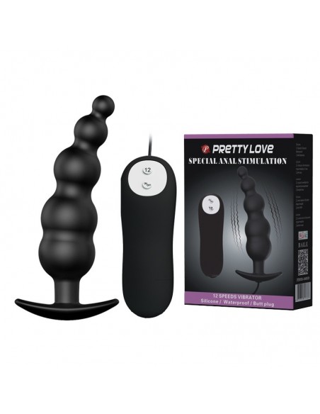 Wibrujący korek analny SPECIAL ANAL STIMULATION 12 function - Kulki i korki analne wibrujące - 1