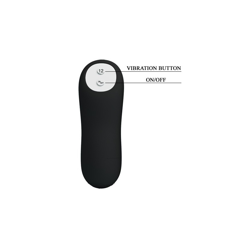 Wibrujący korek analny Special Anal Stimulation z pilotem i 12 trybami, 11,8 cm - 8