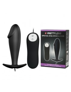 Wibrujący korek analny STIMULATION 12 function - Kulki i korki analne wibrujące - 1