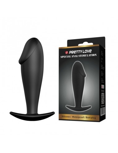 Mały Silikonowy Korek Analny w Kształcie Penisa do Stymulacji - Korki analne silikonowe - 2