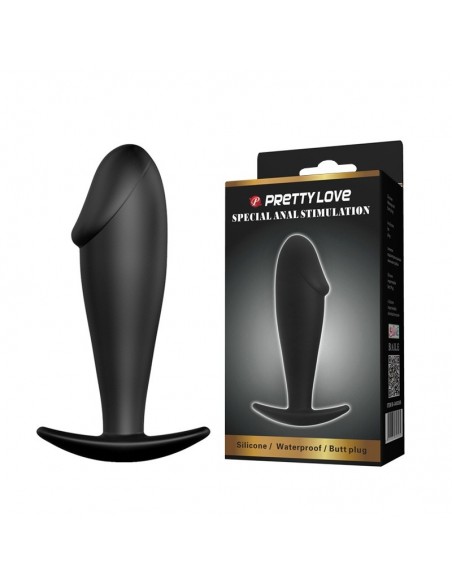 Mały Silikonowy Korek Analny w Kształcie Penisa do Stymulacji - Korki analne silikonowe - 2