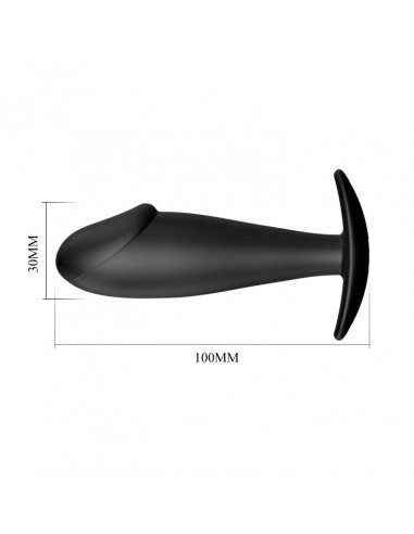 Mały Silikonowy Korek Analny w Kształcie Penisa do Stymulacji - Korki analne silikonowe - 5