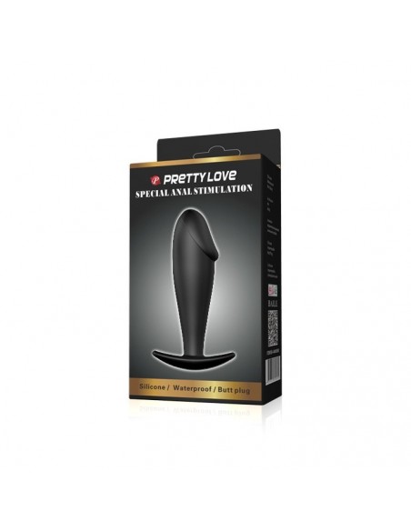 Mały Silikonowy Korek Analny w Kształcie Penisa do Stymulacji - Korki analne silikonowe - 6