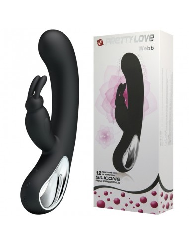 Wibrator króliczek WEBB 12 Funkcji Wibracji + Etui - Wibratory Króliczki - 2