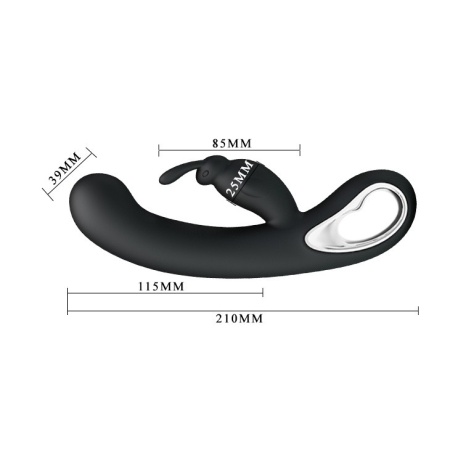 Wibrator króliczek WEBB z trzema silnikami, 21 cm - 5