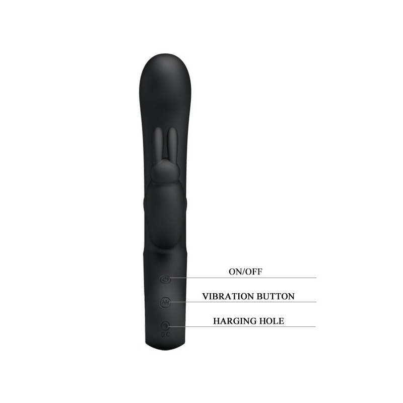 Wibrator króliczek WEBB z trzema silnikami, 21 cm - 6