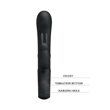 Wibrator króliczek WEBB z trzema silnikami, 21 cm - 6