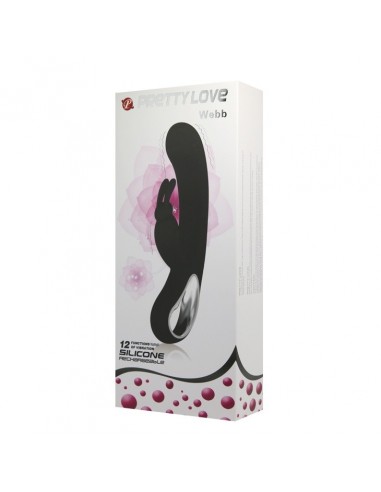 Wibrator króliczek WEBB 12 Funkcji Wibracji + Etui - Wibratory Króliczki - 9