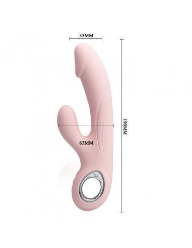 Wibrator króliczek SELENE, USB, PINK, 7 function - Wibratory Króliczki - 6