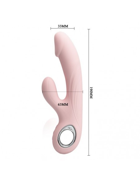 Wibrator króliczek SELENE, USB, PINK, 7 function - Wibratory Króliczki - 6