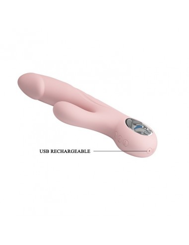 Wibrator króliczek SELENE, USB, PINK, 7 function - Wibratory Króliczki - 8