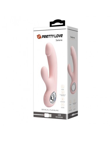 Wibrator króliczek SELENE, USB, PINK, 7 function - Wibratory Króliczki - 10
