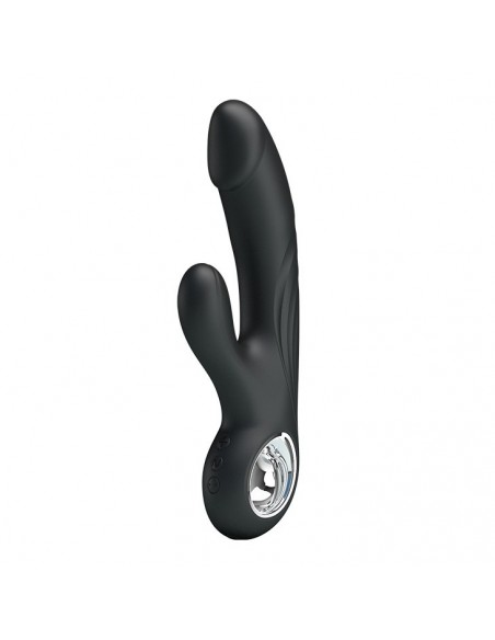 Wibrator króliczek SELENE, USB, BLACK, 7 function - Wibratory Króliczki - 3