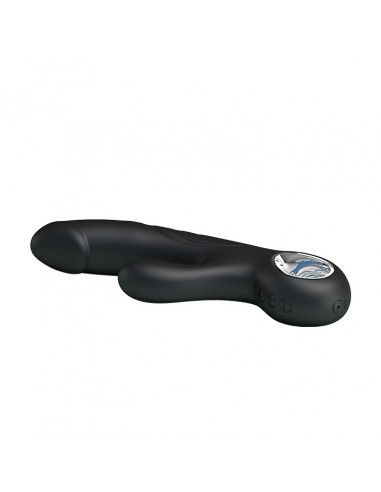 Wibrator króliczek SELENE, USB, BLACK, 7 function - Wibratory Króliczki - 4