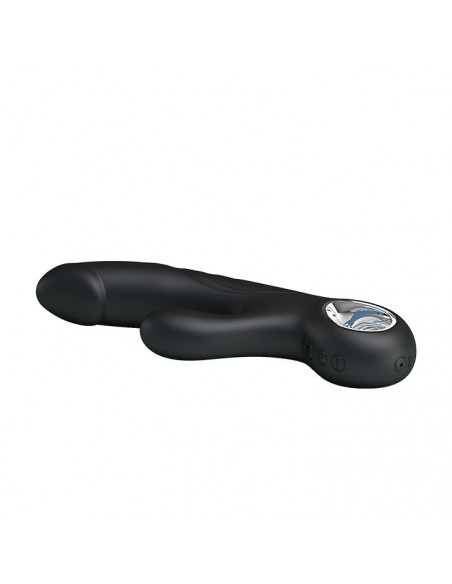 Wibrator króliczek SELENE, USB, BLACK, 7 function - Wibratory Króliczki - 4