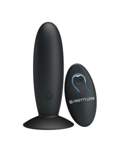 Wibrujący korek analny REMOTE CONTROL VIBRATING PLUG 12 function - Kulki i korki analne wibrujące - 1
