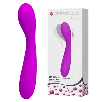 Wibrator punktu G NIGEL o 30 funkcjach wibracji, 17,5 cm - 1 2