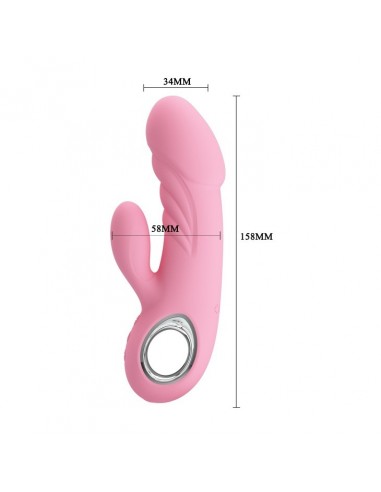 Stylowy Wibrator Króliczek ANSEL 7 Funkcji Wibracji - Wibratory Króliczki - 7