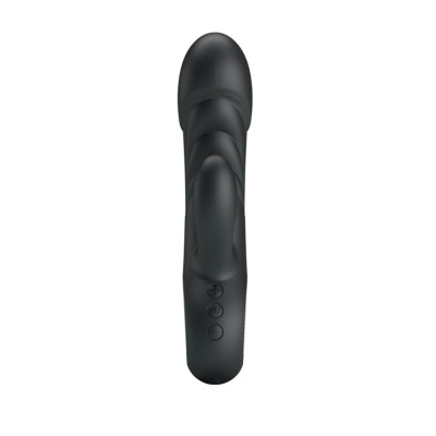 Wibrator Ansel USB Black – 7 funkcji, 20 cm - 1 2