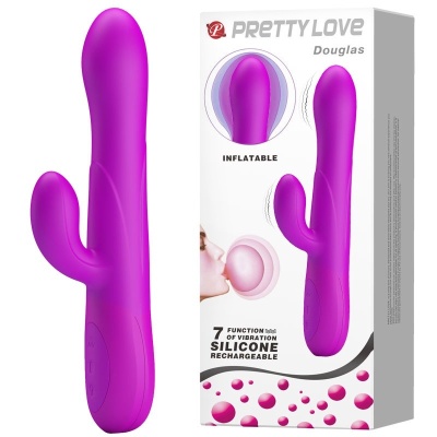 Wibrator Douglas nadmuchiwany 7 funkcji 20 cm - 1 2