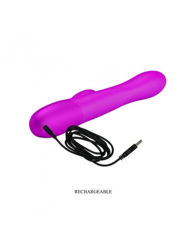 Ekskluzywny Wibrator królik Jedwabista Przyjemność - Wibratory Króliczki - 8