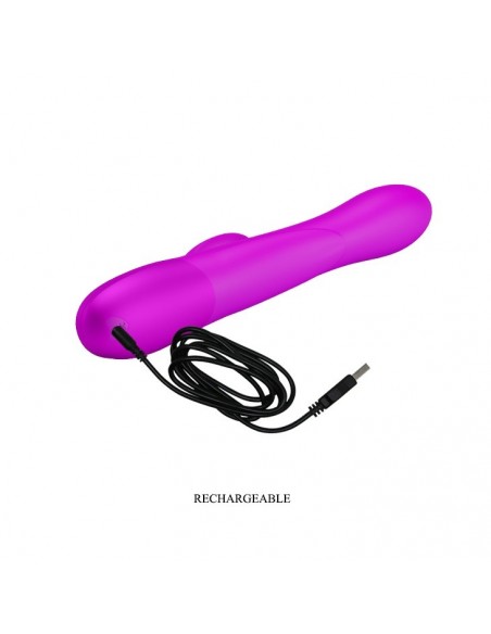 Ekskluzywny Wibrator królik Jedwabista Przyjemność - Wibratory Króliczki - 8