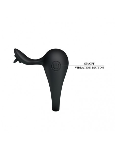 Pierścien erekcyjny wibrujący STIMULATING TONGUO - Pierścienie erekcyjne wibrujące - 7