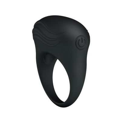 Pierścień na penisa Bertram wibracyjny ze stymulatorem łechtaczki 5,1 cm - 1